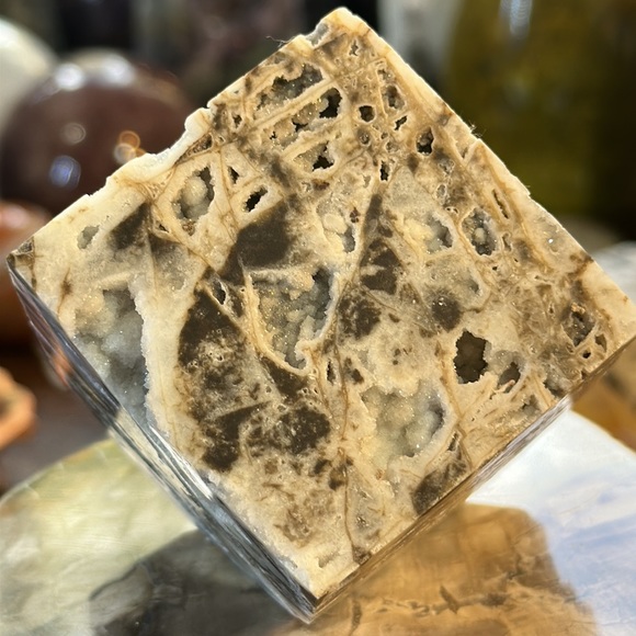 🎄SALE🎄Sphalerite Crystal Cube With Druzy! - Picture 6 of 11